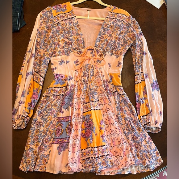 Free People Mixin It Up Mini Dress - Picture 4 of 6